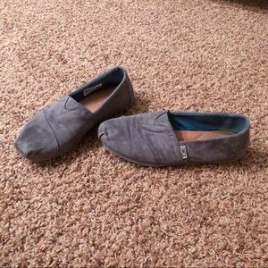 Grey Suede Toms